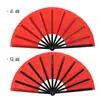 Abanico de Tai Chi Kung Fu, Abanico Rojo Sonoro, Abanico Plegable de Un Pie, Abanico de Baile Universal de Hueso de Plástico para Danza China y Artes Marciales, Venta al por Mayor