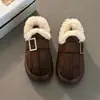 Botas de nieve cálidas estilo Melard que aumentan la altura, novedad otoño e invierno 2026, moda para ir al trabajo con suela gruesa, zapatos de algodón peludos, zapatos cálidos