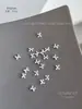 Mini Joyas de Aleación con Forma de Lazo para Uñas Estilo Exquisito de Lujo Ligero Lazo de Uñas Diamante Decoración Tridimensional Simple Venta al Por Mayor