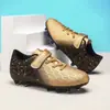 Zapatos de fútbol para niños transfronterizos de velcro con tacos para jóvenes y estudiantes de primaria para entrenamiento deportivo y competición, tallas 29-39