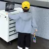 Chaqueta Cortavientos Nueva para Niños Primavera y Otoño 2026, Chaqueta Casual Versátil con Capucha y Cremallera Nueva para Niños