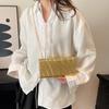 Bolsa de Acrílico 2026 Nuevo Modelo Moda Europea y Americana Brillante Colorida Bolso de Hombro Cruzado para Mujer Cadena Caja Bolso de Moda