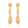Nuevos Pendientes Largos Geométricos de Moda Estilo Europeo y Americano con Diseño Estampado, Pendientes Geométricos Minimalistas para Mujer