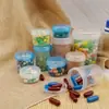 Venta Directa de Fábrica de Cajas Transparentes Redondas Pequeñas de Múltiples Especificaciones, Contenedores Sellados de Plástico de Grado Alimenticio y Cajas Dispensadoras de Medicamentos al por Mayor