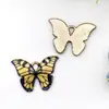 Accesorios de Joyería de Moda Populares Europeos y Americanos Transfronterizos Accesorios de Mariposa Impresos Coloridos DIY Pendientes de Aleación Colgantes de Collar