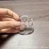 Esponja de silicona Q elástica suave y tierna no come polvo herramientas de belleza tienda de belleza especial esponja cushion de aire redonda transparente de silicona