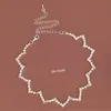 Collar de Circonita Juego de Tres Piezas, Collar de Pedrería de Diseñador de Alta Gama