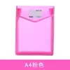Bolsa Transparente para Clasificación de Materias Estudiantiles Documentos Grandes Información Exámenes de Secundaria Almacenamiento de Libros de Texto Bolsa Protectora con Bordes Ensanchados y Bordes Engrosados