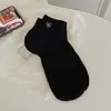 Calcetines Bordados de Moño para Mujer, Calcetines Cortos de Malla Transpirable Finos de Verano, Calcetines de Algodón Lisos Sin Costuras de Estilo Ballet Suave