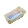 Bolsa de Cosméticos, Monedero Cuadrado Estéreo de Malla de Nailon Simple, Bolsa para Llaves de Gran Capacidad, Bolsa para Tarjetas, Bolsa de Almacenamiento Transparente