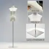 Tienda de ropa accesorios para maniquíes ropa de mujer ventana maniquí de medio cuerpo perchero muñeca falsa maniquí de vestido de novia soporte de exhibición