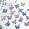 Deusa da Beleza Radiante Vem Visitar Cabelo Super Feérico Imitação Cristal Metal Borboleta Pingente Pulseira Colar DIY Feito à Mão Acessórios de Joias