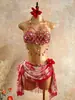 Cadena Corporal de Perlas Hecha a Mano AYJ - Top Halter de Cristal Bohemio - Perfecto para Sesiones de Fotos y Ambiente de Vacaciones