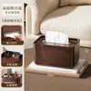 Caixa de Lenços Doméstica Multifuncional de Grande Capacidade Armazenamento Quarto Sala de Estar Mesa de Centro Lenço Facial Controle Remoto Caixa de Lenços de Mesa