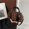 Otoño e Invierno 2024 Nuevo Diseño Nicho Vintage Cuero Esmerilado Bolso Almohada Boston Moda Hombro Cruzado Bolso de Mano