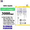 Adecuado para Batería de Teléfono Móvil Zte X9/V Plus/V580/A711/V580 Li3830T43P6H856337