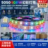 Tira de Luces Fantasía 5050 RGBW WS2815 12V Punto de Ruptura Reanudación Programable Tira de Luces de Carrera a Todo Color