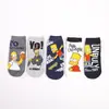 Meias de comércio exterior novas meias fofas de desenho animado meias femininas casuais coreanas meias de giz de cera pequenas novas meias rasas vendas diretas