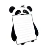Imanes de nevera magnéticos de panda transfronterizos, tablero de mensajes borrable, pizarra blanca creativa para notas, pegatinas lindas para notas, personalizable