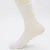 Calcetines medias de hombre verano finas algodón mercerizado transpirables calcetines de par color liso media caña calcetines de hombre calcetines para baño de pies al por mayor