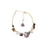 Pulsera Nala Estilo Retro Oscuro Set de Pulsera y Collar de Perlas Barrocas Set de Joyería de Lujo Ligero Otoño e Invierno