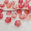 Gelatina degradado flor de peonía con cuentas material para accesorios diy al por mayor cuentas sueltas accesorios para pulseras material de flor de fénix hecho a mano