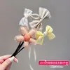 Palillo para Moño de Flor para Niños, Accesorio para Moño Perezoso para Niñas, Lindo Moño de Flor para el Cabello, Accesorio de Flor para el Cabello