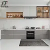 Azulejos de Cerámica Brillantes tipo Mármol 400X800 Sala de Estar Comedor Baño Cocina Balcón Patrón Continuo Azulejos de Pared