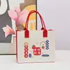Bolsa Tote Personalizada de Grande Capacidade Banco Casamento Banquete Festa Lembrancinhas Bolsa Tote de Feltro Bolsa de Feltro Publicitária