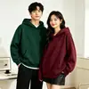 Moletom Pulôver Estilo Europeu e Americano Solto Roupa de Trabalho com Capuz Moda Coreana Outono e Inverno Fleece Roupa de Casal