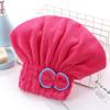 Touca de Princesa de Veludo Coral Personalizada Veludo Coral de Alta Densidade Touca para Secar Cabelo Veludo Felpudo Encriptado Touca de Banho Touca Macia e Absorvente