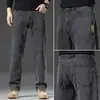 Jeans Retro de Alta Gama para Hombre de Primavera y Otoño, Corte Recto Holgado, Nuevos Pantalones Largos Casuales Color Gris Cemento Otoño 2026