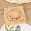 Diseño de Hilo para Ensartar Cuentas de Pulsera Placa Medidora de Circunferencia de la Muñeca Herramienta Placa de Exhibición para Ensartar Cuentas Placa para Ensartar Cuentas Hechas a Mano DIY Accesorio de Fotografía