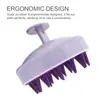 Fornecimento Transfronteiriço de Escova de Shampoo de Silicone Macio, Escova de Shampoo Massageadora, Escova de Limpeza do Couro Cabeludo, Pente de Banho Doméstico, Ferramenta de Cabeleireiro