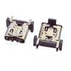 Base hembra typec 24p vertical para soldar en placa de circuito impreso, 4 pines, distancia de pines SMT 8.2 mm, con gancho externo para tarjeta EMI H10.0mm