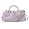 Bolsas Femininas da Moda 2026 Nova Bolsa de Mão Tecida Bolsa Nuvem Plissada Estilo Nicho Elegante Ombro Único Transversal Bolsa de Ombro Tendência