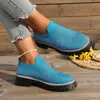 Sapatos Casuais de Malha Grande Tamanho Transfronteiriços para Mulheres Verão 2026 Novo Estilo Mocas Casuais Respiráveis com Strass para Mulheres