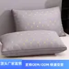 Par de Almohadas de Hotel de Plumas y Terciopelo con Núcleo de Alta Resiliencia Almohada Individual para Adultos para el Hogar Ayuda para Dormir Núcleo de Almohada