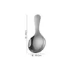 Cuchara de Acero Inoxidable 304 Más Vendida Transfronteriza con Alto Atractivo Estético, Mango Corto, Cabeza Redonda, Adecuada para Uso en Hogar y Restaurante, Cuchara para Helado, Cuchara para Postre
