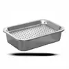 Bandeja de té de acero inoxidable con drenaje, mesa de té pequeña para el hogar con drenaje de agua, juego de té Kung Fu, juego de bandejas de doble capa para exteriores