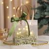 Bolsa de regalo con regalo, caja de dulces transparente, cumpleaños, boda, dama de honor, caja de regalo pequeña, caja con sensación de vacío