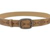 Vintage Brown Feminino Nova Moda Couro De Vaca All-match Spice Girls Simples Cinto Alto Jeans Cinto