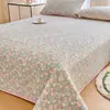 Funda de Cama de Algodón Clase A Juego de Tres Piezas Ropa de Cama de Algodón para el Hogar Sábana de Algodón Tatami Individual Pieza Única Cama Individual Kang Individual Textil para el Hogar Nantong
