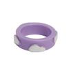 Anillo de resina Nube Blanca colorido estilo moda ins europeo y americano para mujer Corea del Sur temperamento versátil personalidad anillo acrílico