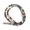 Pedra de sangue africana contas redondas contas soltas contas de jade natural material para contas acessórios de colar de gemas diy contas redondas