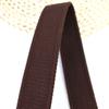 Cinta de Algodón Poliéster de Lados Espesos de 38 mm de Ancho Correa para Cinturón de Pantalón Lona Accesorios Decorativos para Zapatos y Sombreros de Mascotas