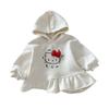 Sudadera de Forro Polar para Niñas de 0 a 5 Años Invierno Ropa Coreana para Niños Sudadera con Capucha y Falda para Bebé Niña Ropa de Invierno para Niños Ay708