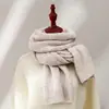 Bufanda de Punto Estilo Coreano para Mujer en Oferta, Nuevo Modelo de Invierno, Calentador de Cuello de Lana de Color Sólido, Casual y a la Moda, Bufanda Cálida Estilo Japonés
