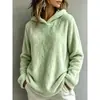 2026 Nova TEMU Europeia e Americana Transfronteiriça Amazon AliExpress Mais Vendido Outono/Inverno Moda Casual Cor Sólida Manga Longa Moletom