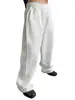 Pantalones Deportivos Tk para Hombre Amazon Europeo y Americano 2025 Cintura con Cordón Pierna Recta Ancha Sueltos Pantalones Deportivos Casuales